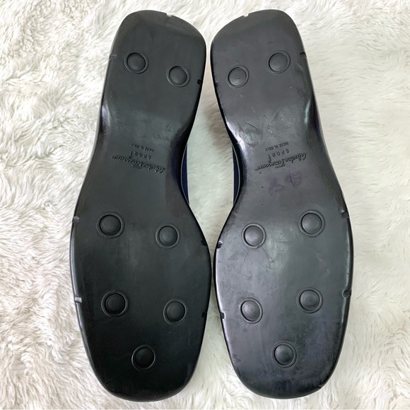 Salvatore Ferragamo Sport Blue Flats Size 7 1/2 AA - Picture 9 of 14